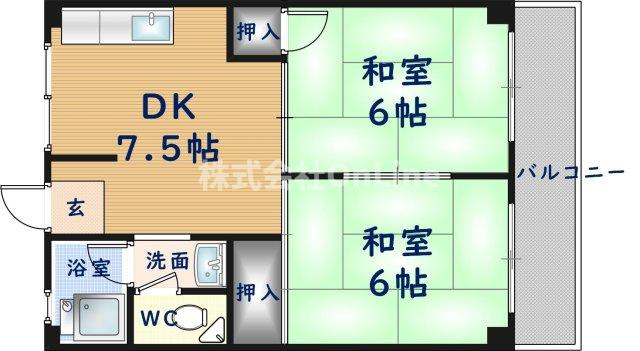 【間取り】 | 駅前コーポラス
