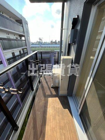 仲介手数料0円プレミアム黒川のバルコニー