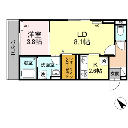 【間取り】 | D-room HAKATA EAST