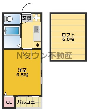 【間取り】 | オークヴィラ黒川 | 間取りです。