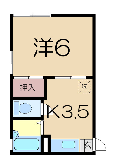 【間取り】 | 長浦ロイヤルハイツ