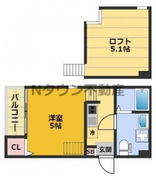 【間取り】 | ディアコート新栄 | 間取りです。