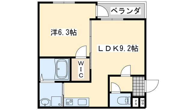 【間取り】 | フジパレス日根野駅南2番館