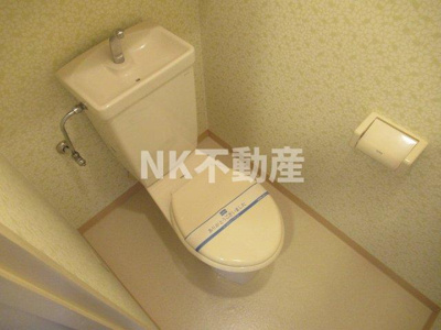 【トイレ】 | ヴィルヌーブ・ソシア（吉田賃貸） | 落ち着いたトイレです