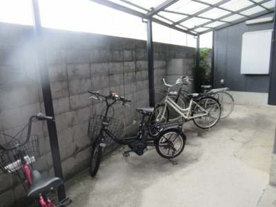【その他共用部分】 | カサ　デ　ビエネスタール（吉田賃貸） | 駐輪場です