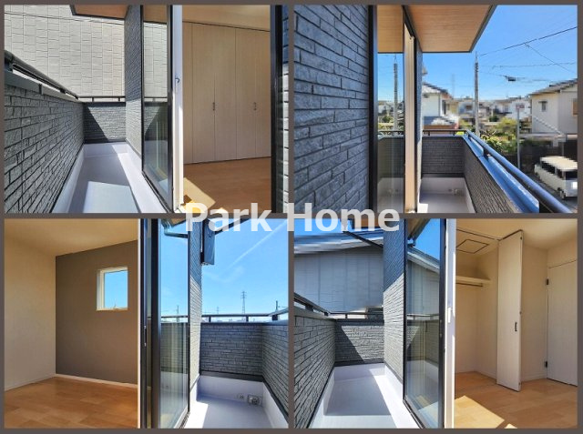 高知市薊野西町2丁目 戸建てのバルコニー|２F＆３Fバルコニー