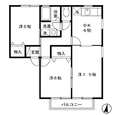【間取り】 | アビイロード Ⅰ | アビイロード