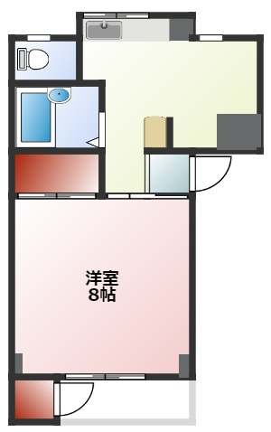 コーポ蜂屋の間取り