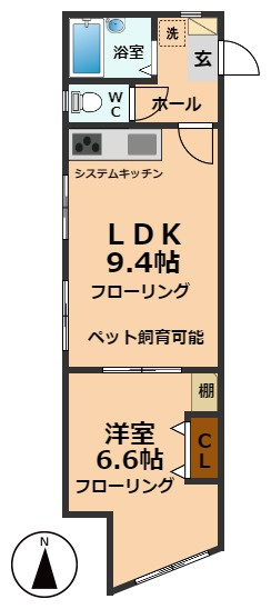 【間取り】 | ユニオンハイム高井戸