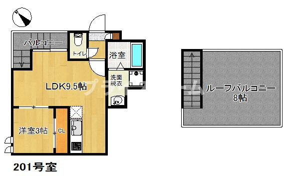 【間取り】 | GRANDTIC AK 千早