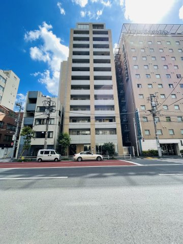 センチュリーハイツ御徒町モダニカの外観|ご売却の住戸は清洲橋通り沿いとは反対側向きの住戸となります。