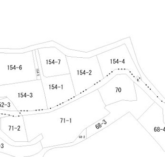 【土地図】 | 大館市幸町154-2・売地