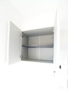 【洗面所】 | Ambition本千葉 | 洗濯機置き場に収納♪