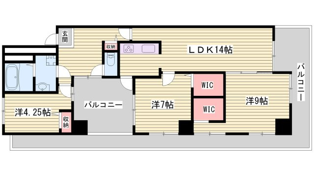 ハイライズ東雲の間取り