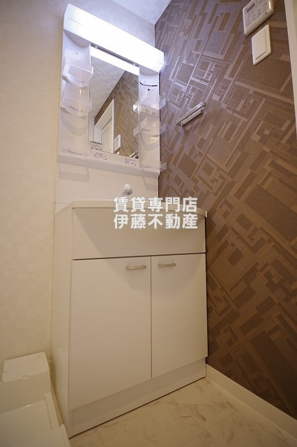 S-RESIDENCE庄内通の洗面所