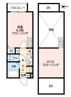 【間取り】 | ノルデスタ小金井