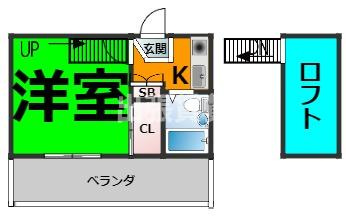 マサゴアパートの間取り