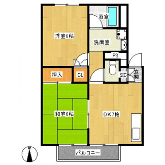 【間取り】 | ヴュー深草