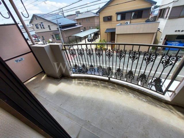 杉浦マンションのバルコニー