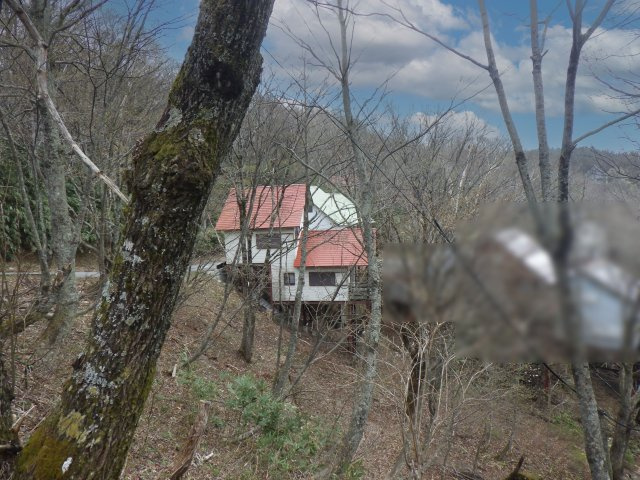 ニューパークひるが野①木造2階建の外観