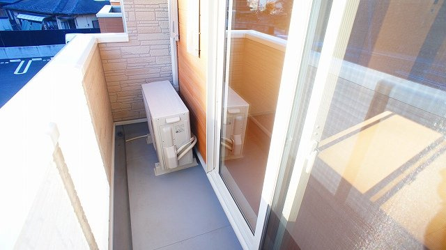 ベルメゾンＢのバルコニー