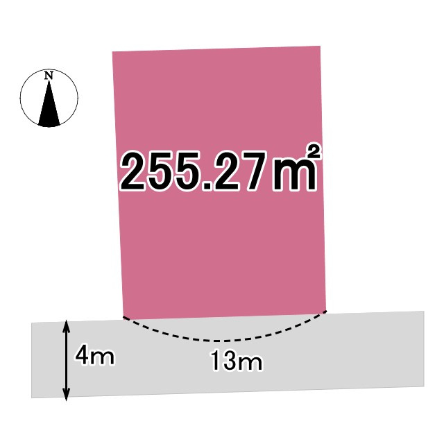 売土地　三島市光ヶ丘の土地図|土地図です。