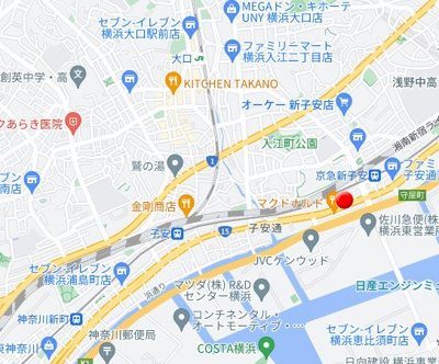 【地図】 | レジデンスセゾン子安 | 周辺の地図はこんな感じです！