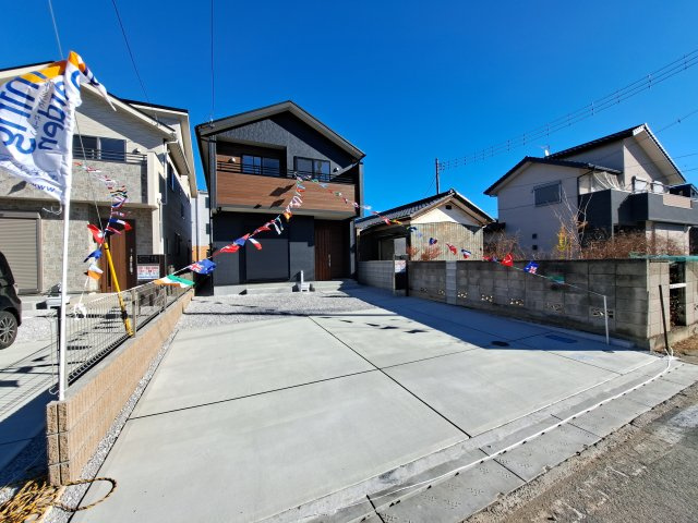 新築　高崎市八千代町1丁目全2棟　Blooming　Garden　2号棟の外観|高崎市八千代町1丁目全2棟　Blooming　Garden　