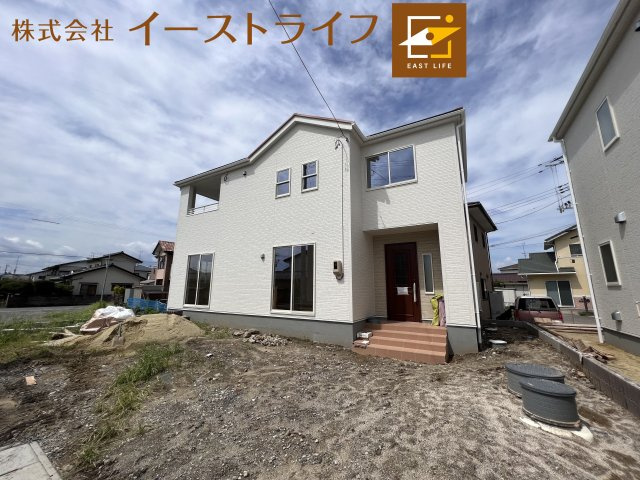 小名浜大原第3　全4棟の外観|2号棟の外観です。ご参照ください。2023.9月完成予定です。2023年9月撮影。