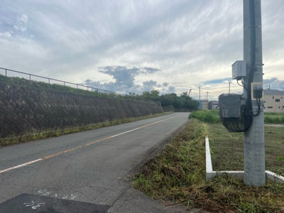 【前面道路含む現地写真】 | 富岡市宇田分譲地