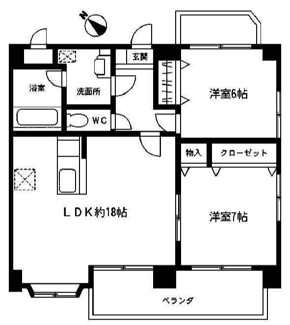プランドール THREEの間取り