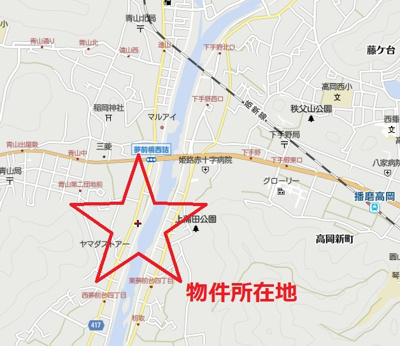 【地図】 | 西夢前台貸倉庫