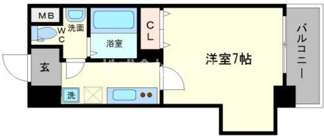 リップルＮＡＮＢＡＥＡＳＴの間取り