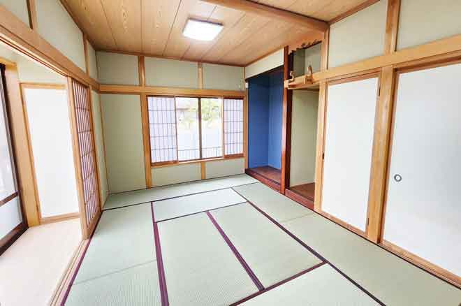 山武市松尾町八田　中古戸建の和室|一条工務店施工 敷地約388坪 ５SLDK 食洗器付き 内外装リフォーム済み令和5年2月 