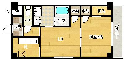 【間取り】 | ブロッサム都島