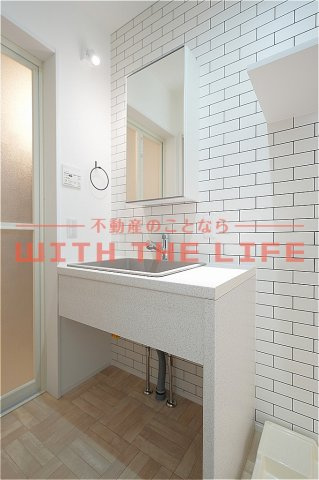 GRAN・A合川町【10,000円キャッシュバック対象物件】の独立洗面台|独立洗面台あり、毎朝おしゃれに忙しい女性の方におすすめです