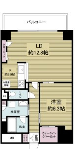【間取り】 | グランルージュ谷町六丁目