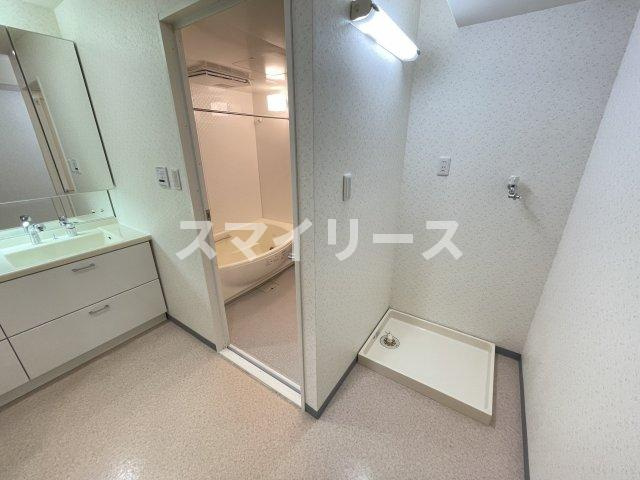 T's garden北柏2号棟の洗面所