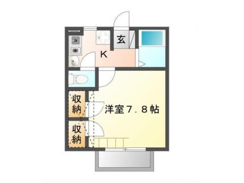 ベノワコート A棟の間取り