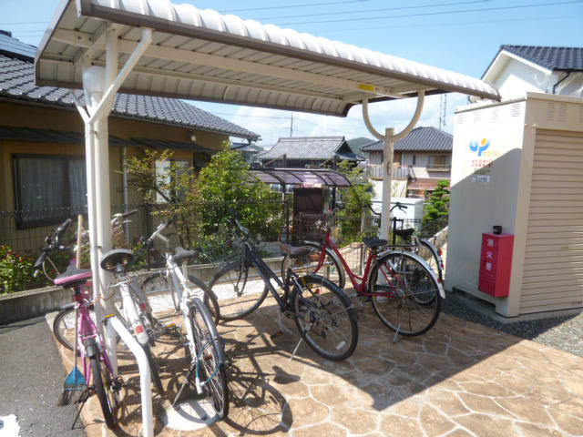 倉敷市中庄のアパートのその他共用部分|駐輪場