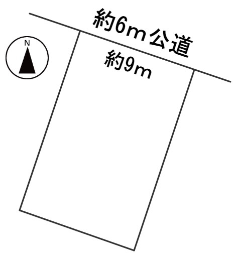 ６１６５４　岐阜市大柳町土地の区画図