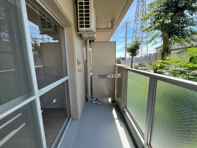 土山中村コーポⅠのバルコニー