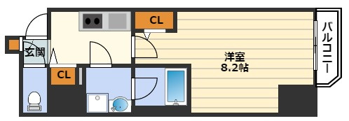 ファーストフィオーレ東梅田の間取り