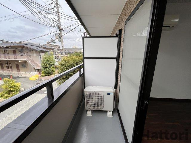 北邸館のバルコニー