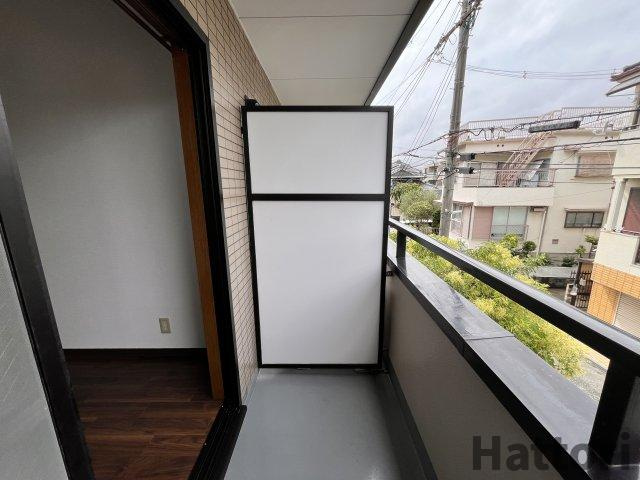 北邸館のバルコニー