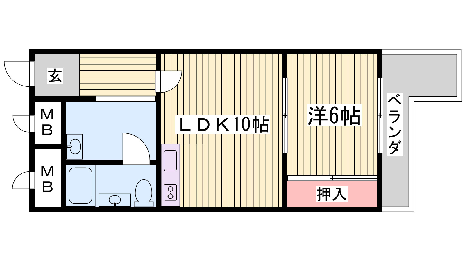 メゾン中村の間取り