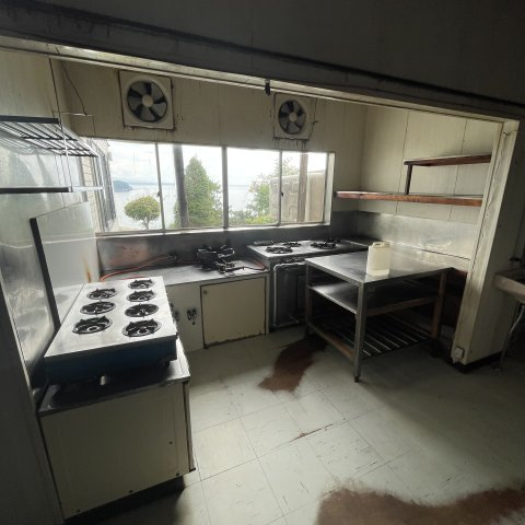 虻田郡豊浦町字高岡48-4　テナントのキッチン