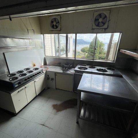 虻田郡豊浦町字高岡48-4　テナントのキッチン