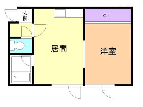 コーポあいの間取り