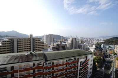 【展望】 | 【上質リノベ】牛田コーポラスD棟 | 現地（2024年1月6日10：00頃）撮影